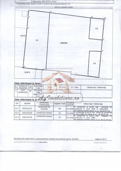 Vânzare casa cu teren Sector 5 ID: #1174